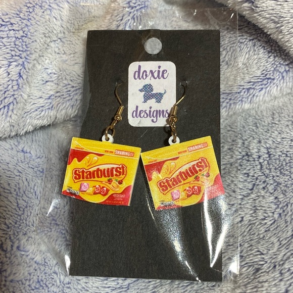 Handmade Skittles Earrings NEW - Picture 1 of 3
